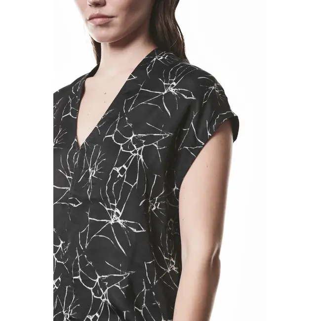 WH20 Sleeveless Top | Marble Print