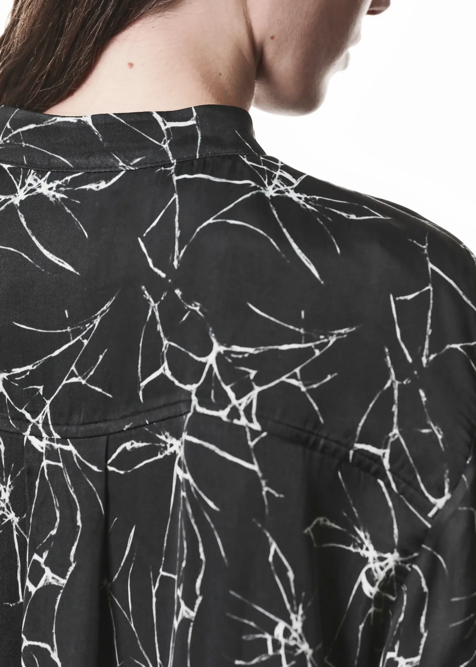 THOM KROM Thom Krom WH21 Long Sleeve Blouse | Marble Print