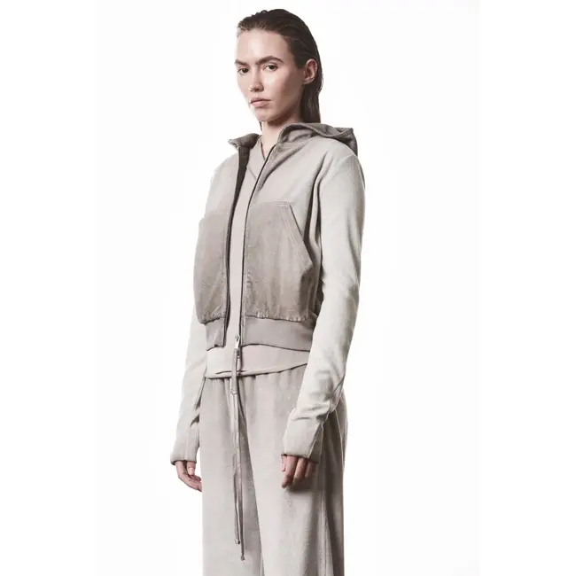 THOM KROM  WSJ496 Hoodie | Cold Dye Stone