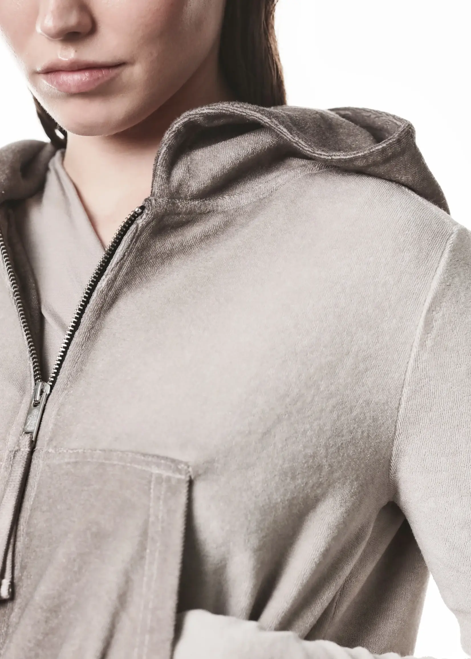 THOM KROM Thom Krom WSJ496 Hoodie | Cold Dye Stone