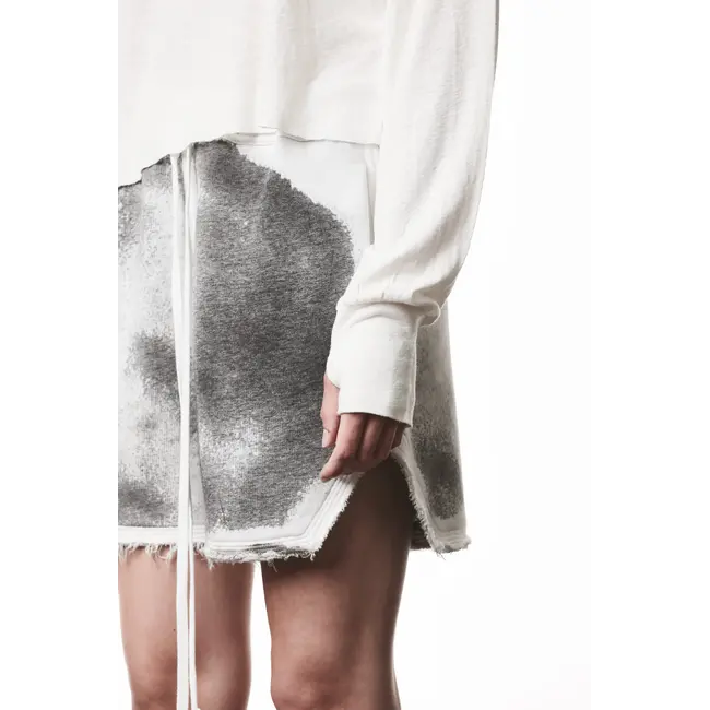 THOM KROM  Cropped Long Sleeve | Off White