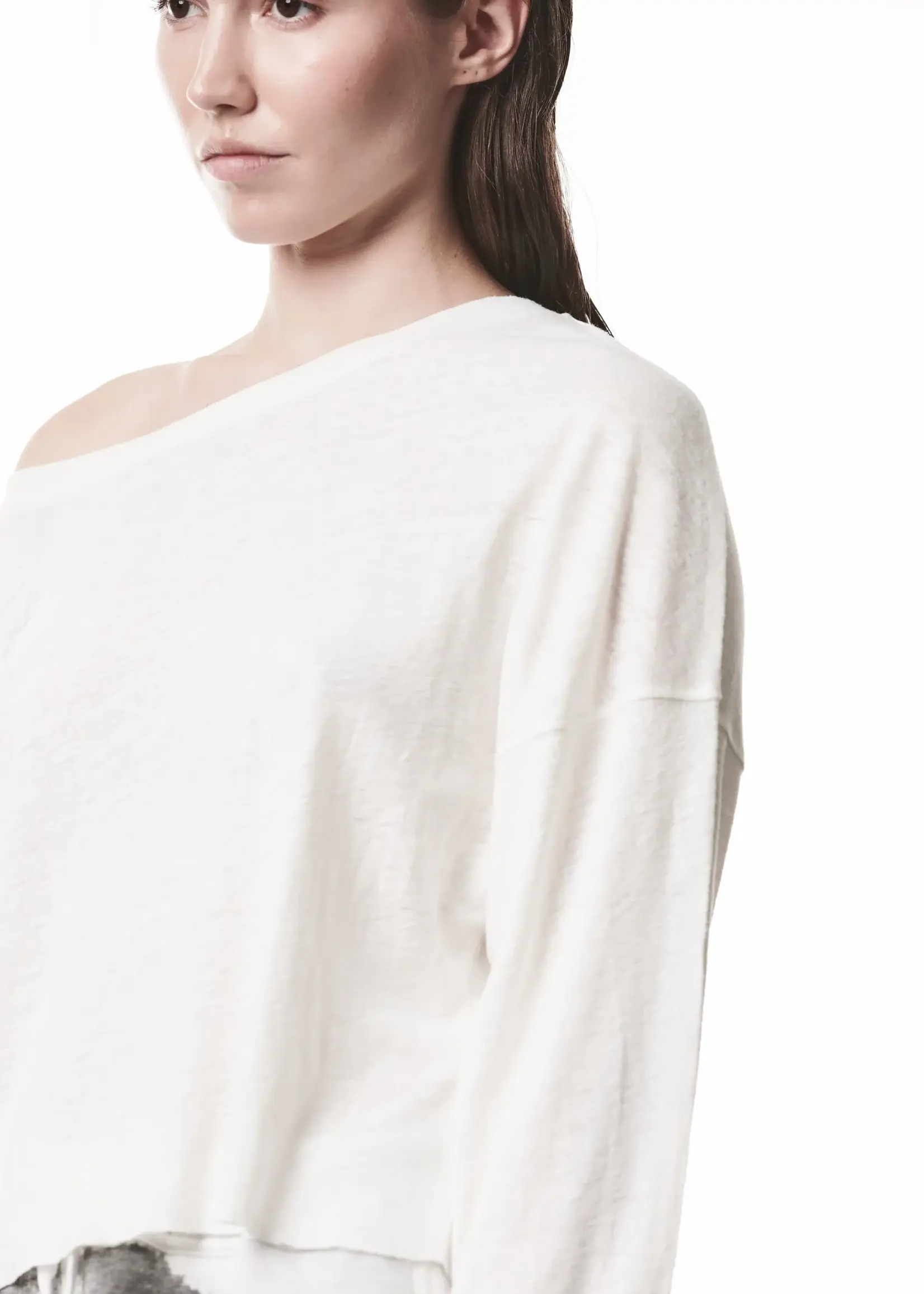 THOM KROM Thom Krom Cropped Long Sleeve | Off White