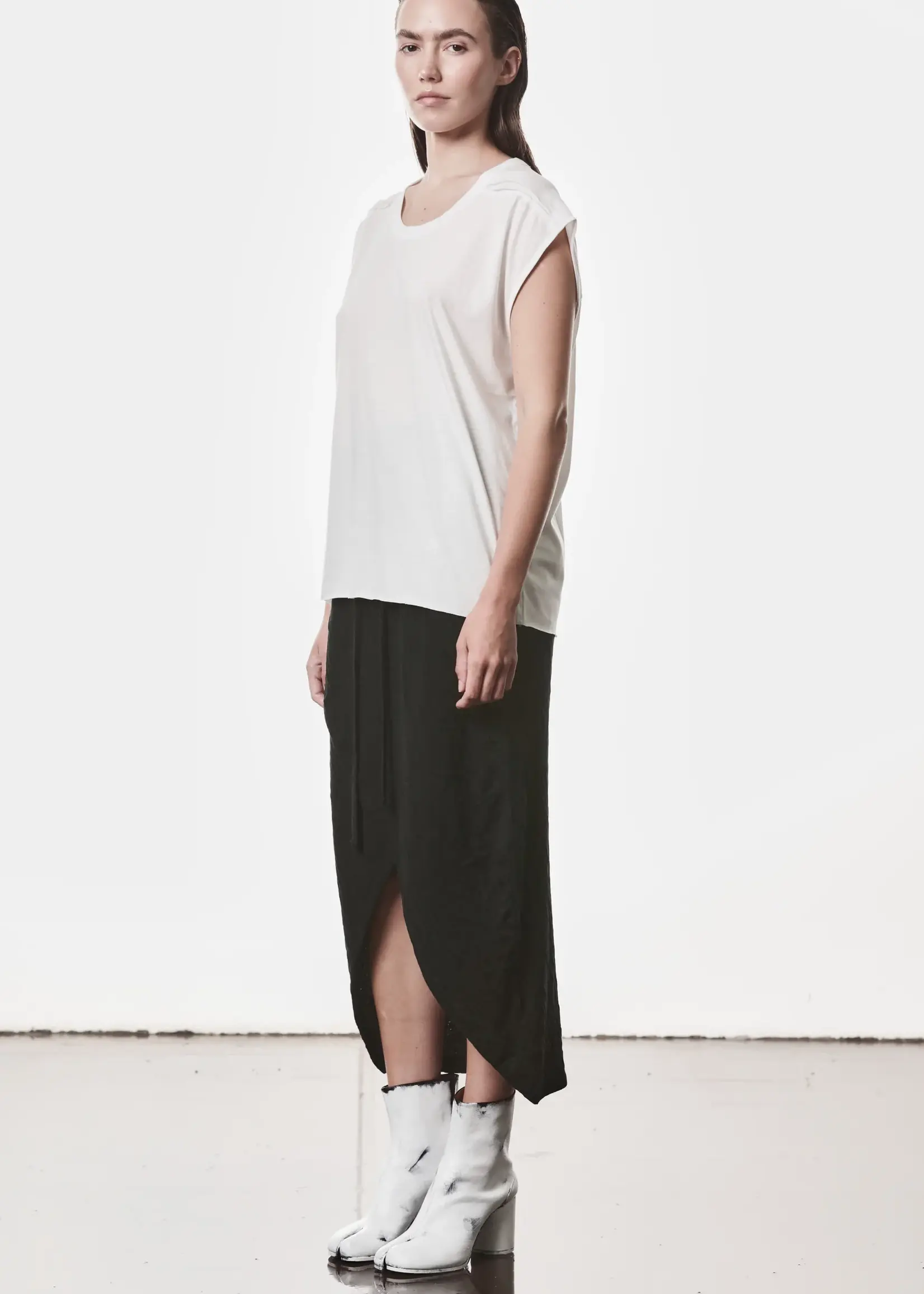 THOM KROM Thom Krom Worked Short Sleeve | Off White