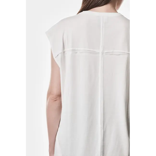 THOM KROM  Worked Short Sleeve | Off White