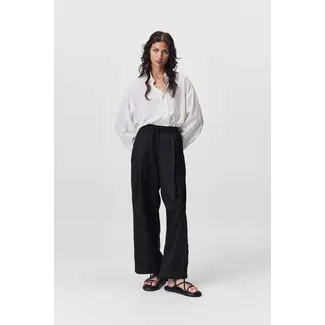 ADNYM Azul Trouser | Black Cupro