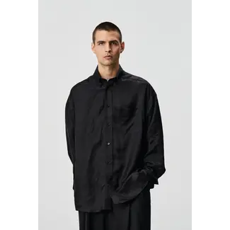 ADNYM Mou Bd Shirt | Black Cupro