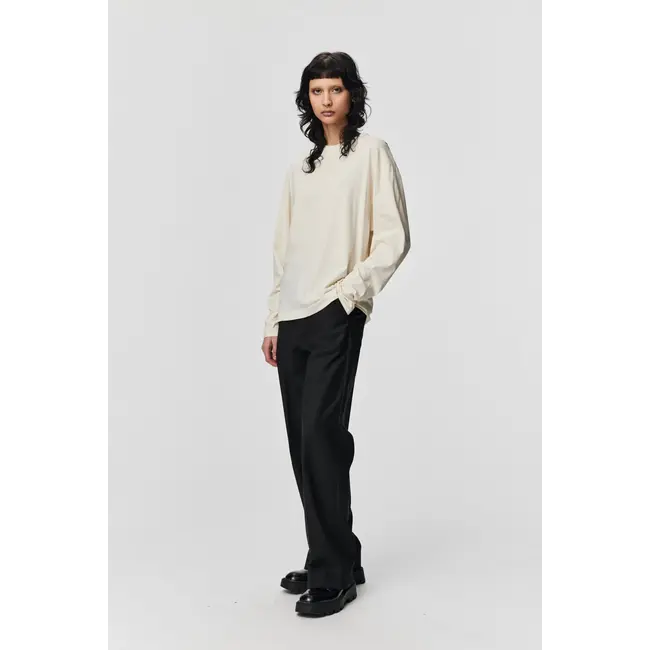 ADNYM  Buria LS Tee | Offwhite