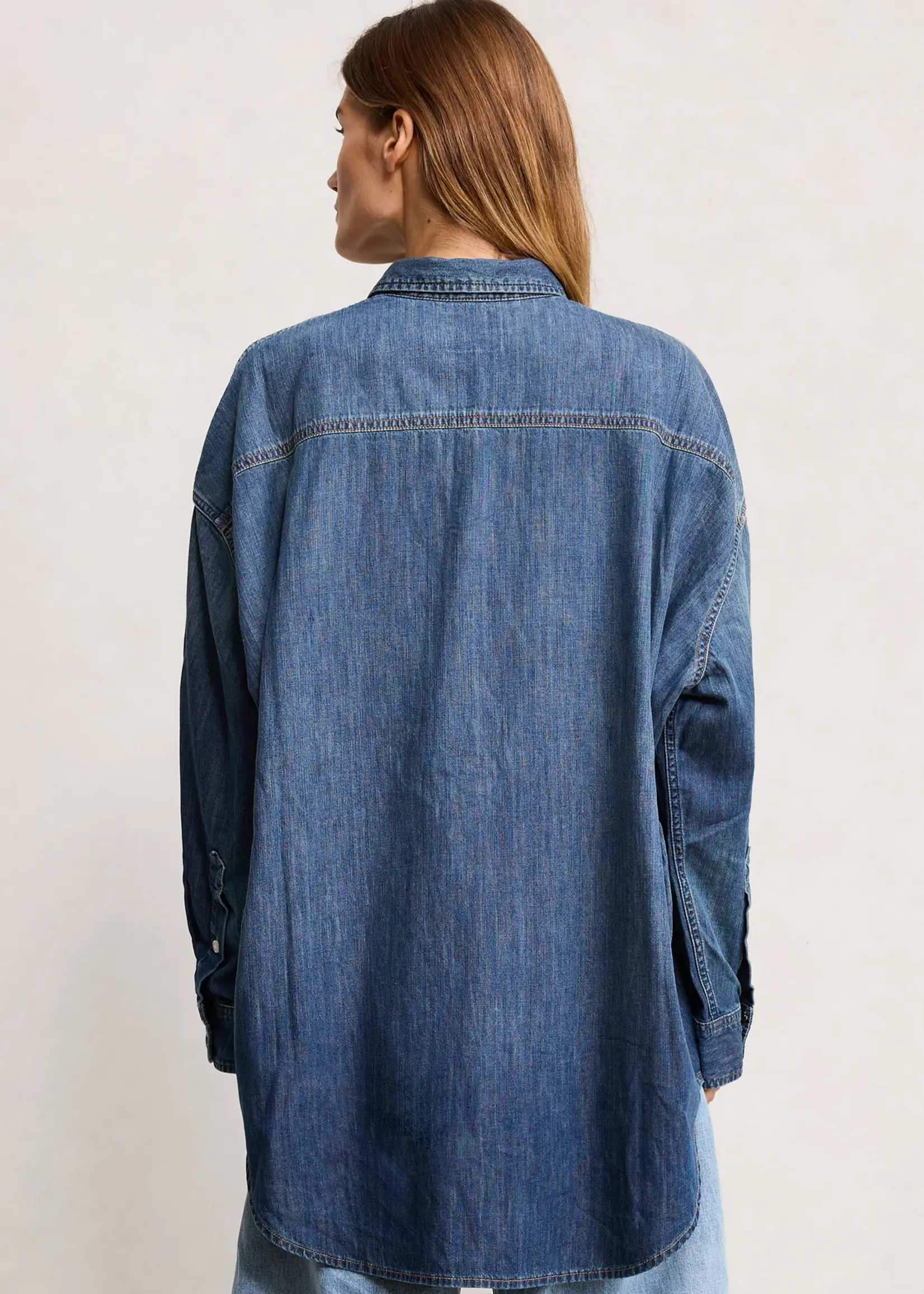 DENIMIST Denimist Button Front Workshirt | Seymour indigo