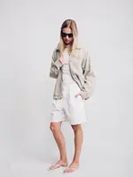 DENIMIST Denimist Double Pleat Shorts . White