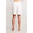 Double Pleat Shorts | White