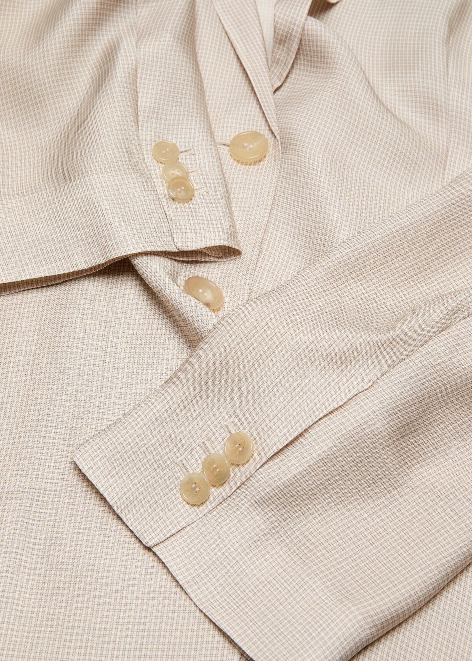 ACNE STUDIOS Acne Studios Single Breasted Suit Jacket,beige multi