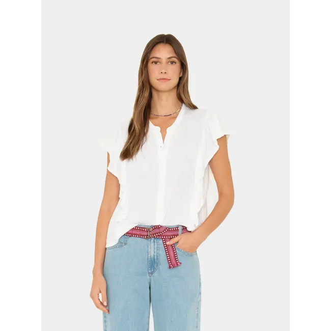 XIRENA  Ashlyn Top | White