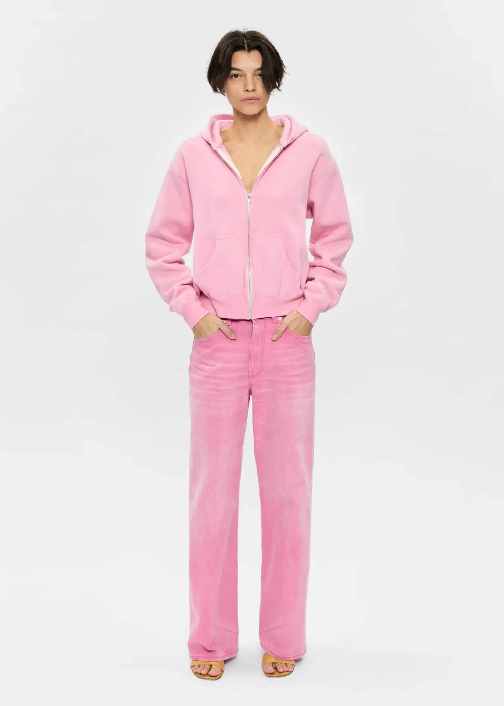 6397 Zip Up Hoodie | Pink Panther