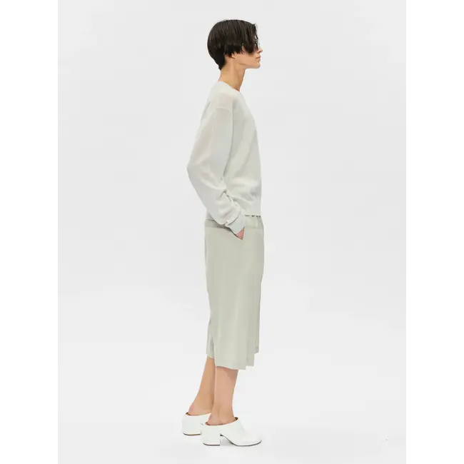 Sheer Crew Neck | Stone