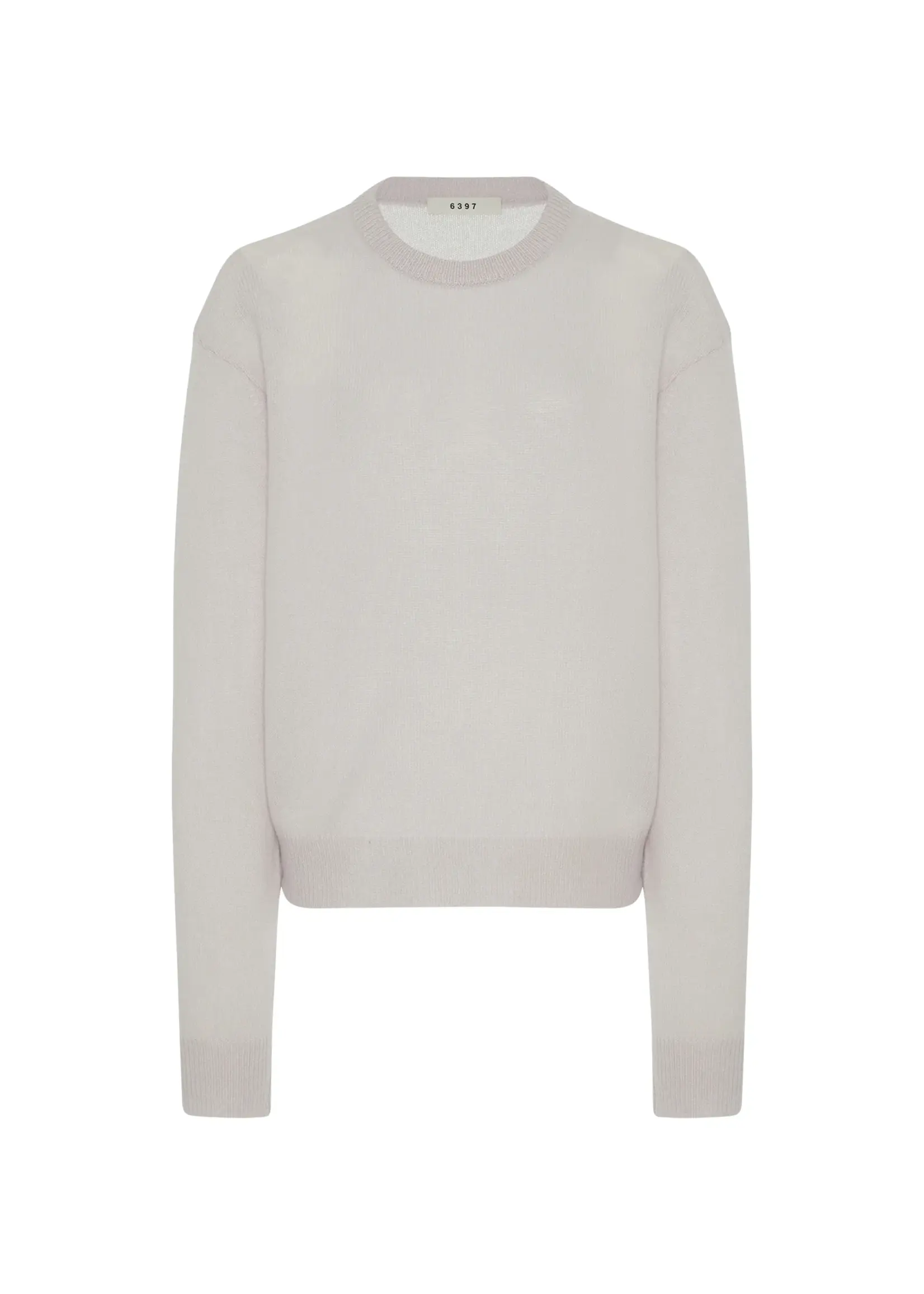 6397 Sheer Crew Neck | Stone