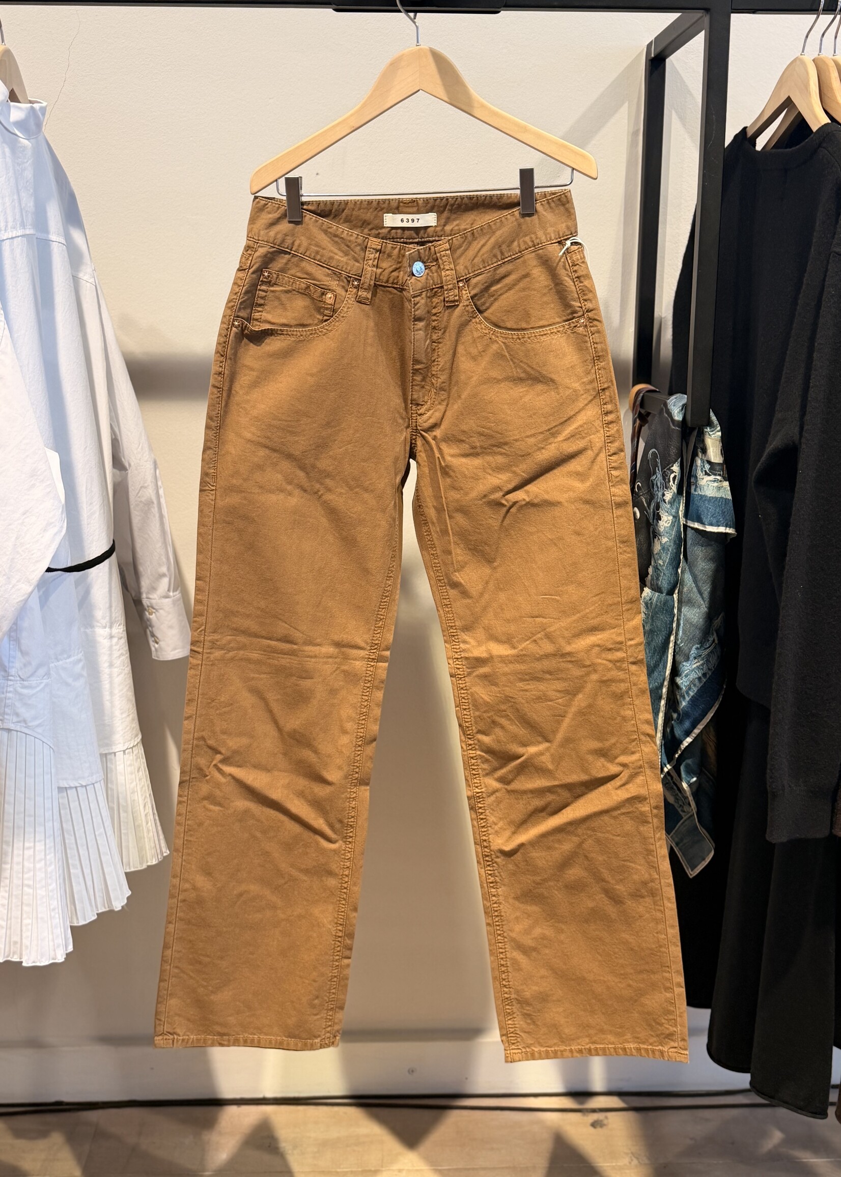 6397  Slim Bootcut Trouser | Tawny