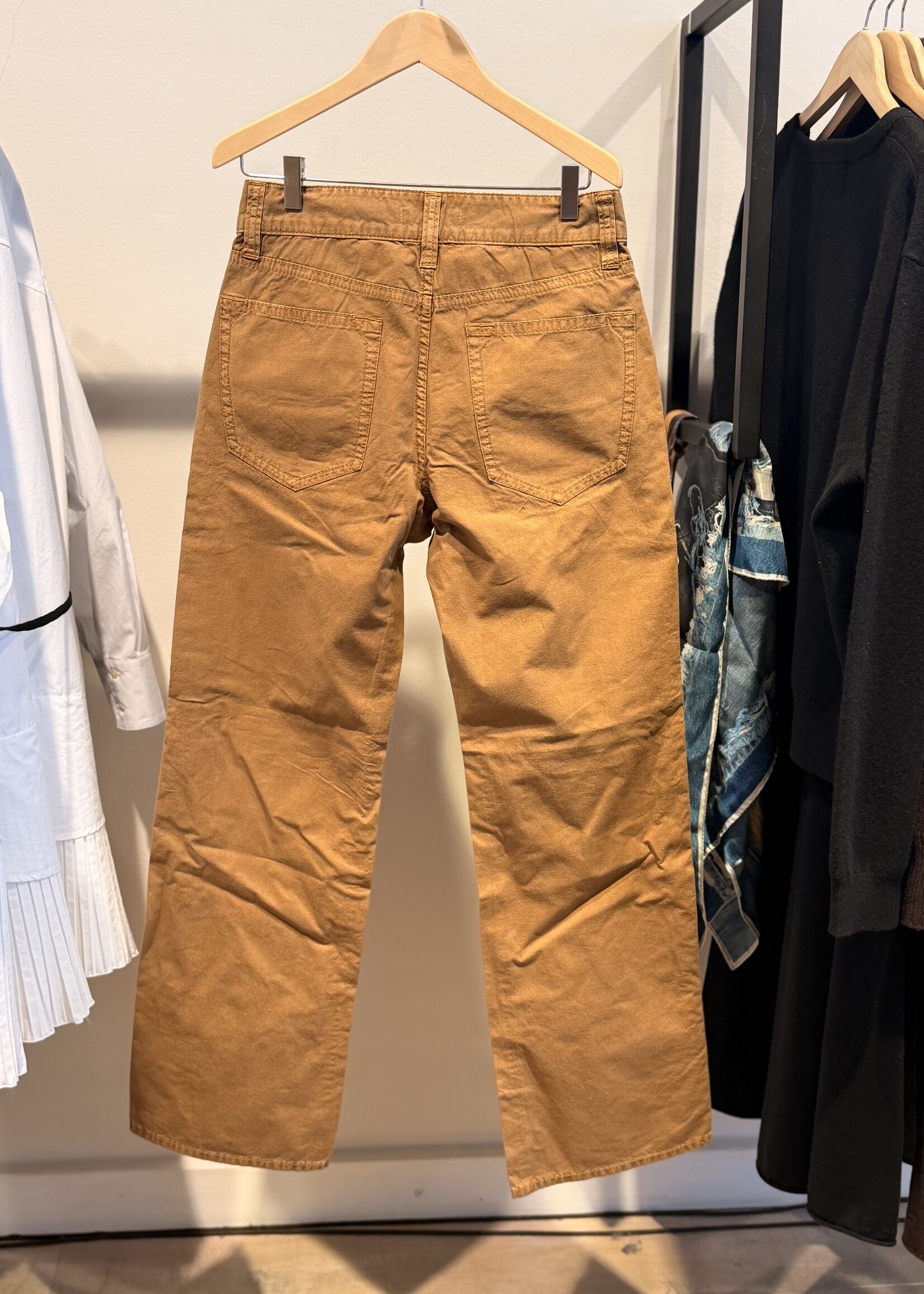 6397  Slim Bootcut Trouser | Tawny