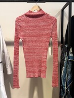 6397 Long Sleeve Mock Neck | Tomato