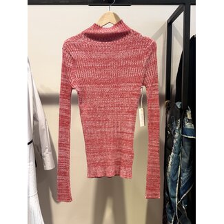 6397 Long Sleeve Mock Neck | Tomato