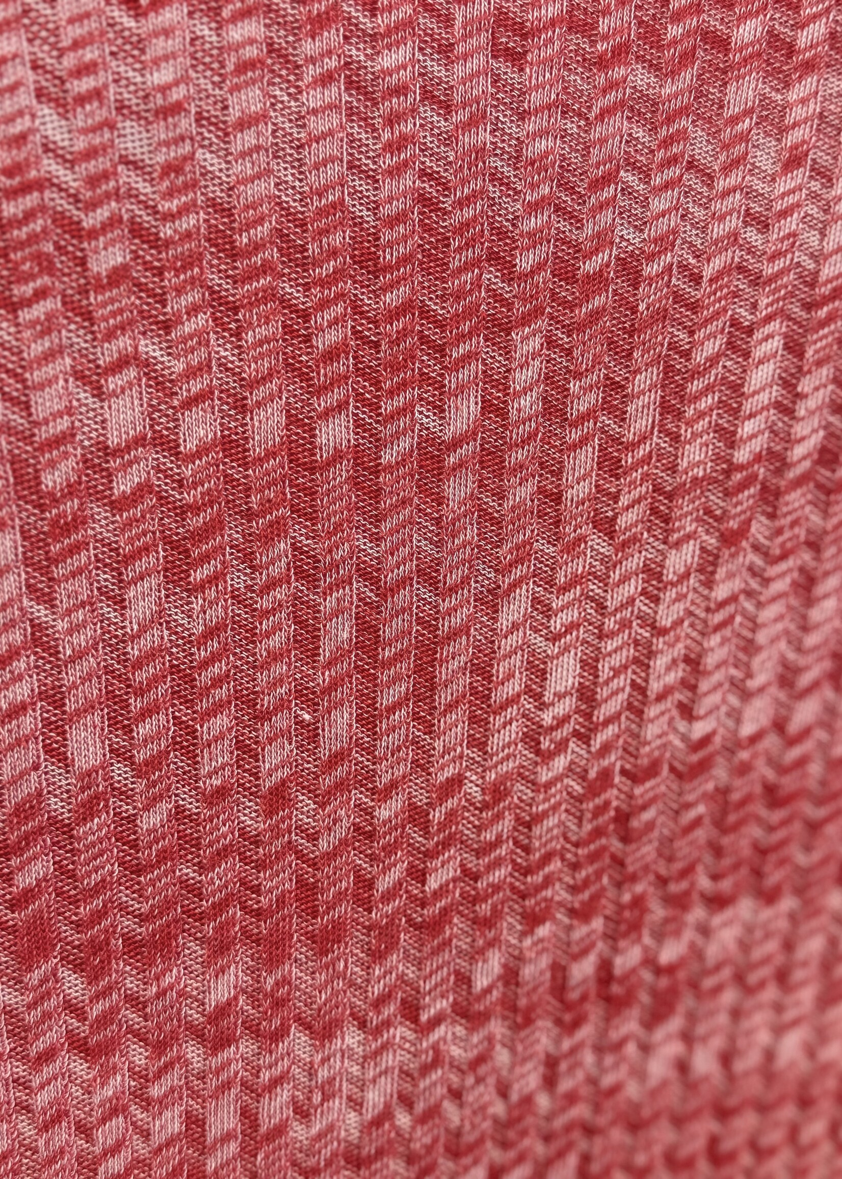 6397  Long Sleeve Mock Neck | Tomato