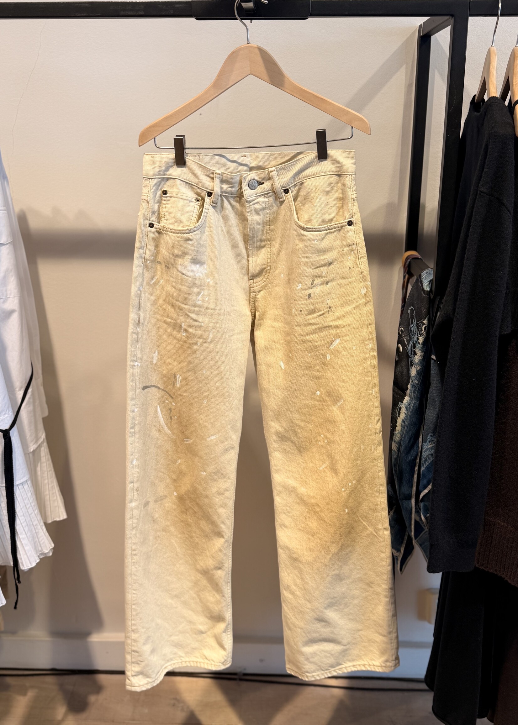 ACNE STUDIOS  Regular Fit Jeans 2021 F | White Trafalgar