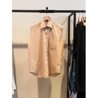 ACNE STUDIOS Sleeveless Shirt | Powder Pink