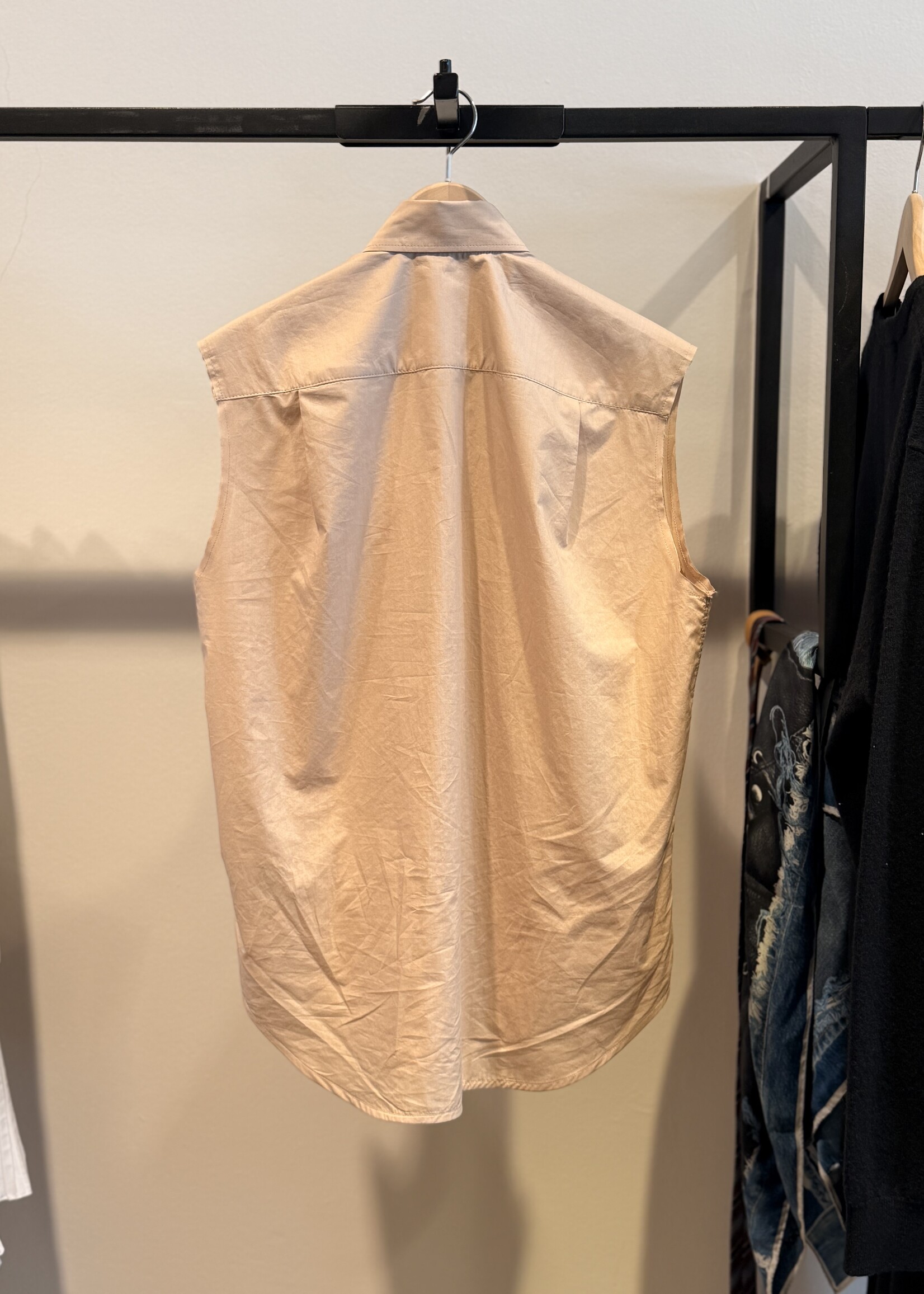 ACNE STUDIOS  Sleeveless Shirt | Powder Pink