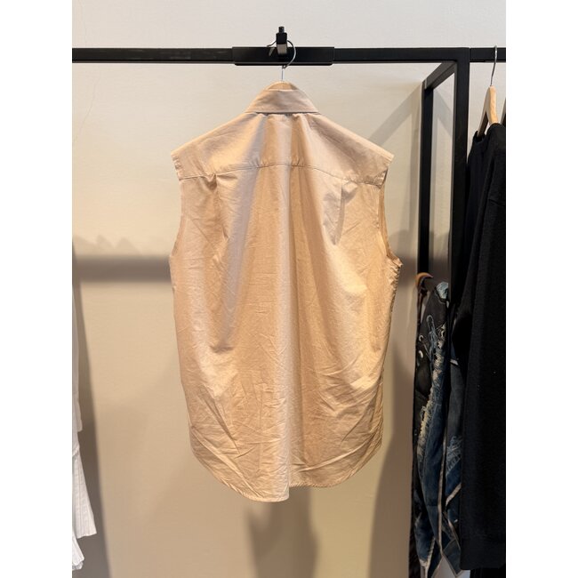 ACNE STUDIOS  Sleeveless Shirt | Powder Pink