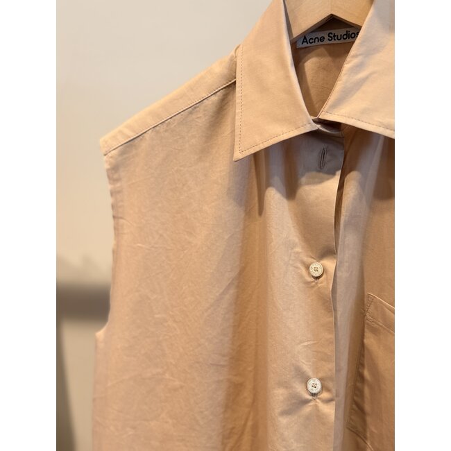 ACNE STUDIOS  Sleeveless Shirt | Powder Pink