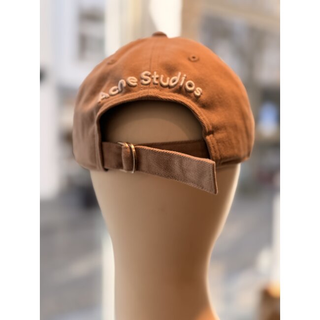 ACNE STUDIOS  Twill Logo Cap | Mushroom Beige