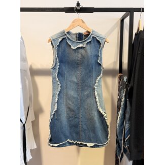 ACNE STUDIOS Denim Mini Dress | Mid Blue