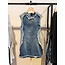 ACNE STUDIOS  Denim Mini Dress | Mid Blue