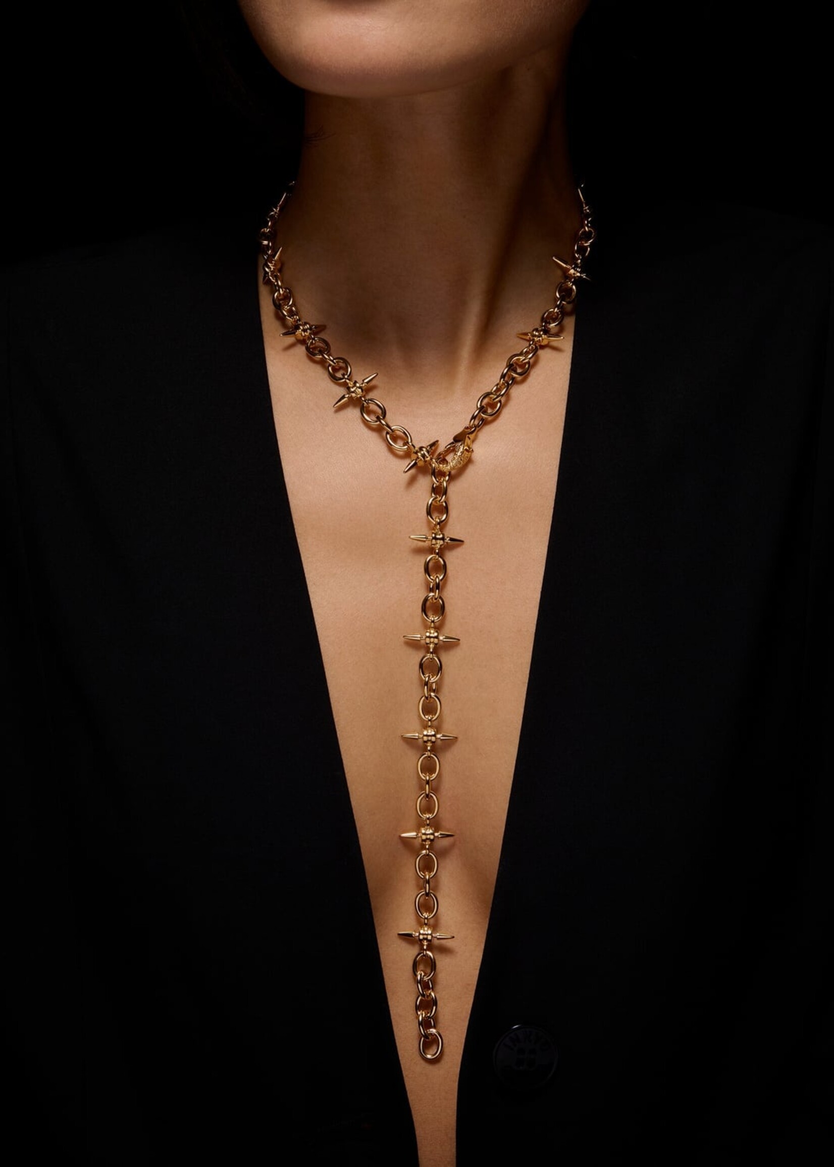 Maria Nilsdotter Maria Nilsdotter Renaissance Chain Long Necklace | Gold Plated Silver
