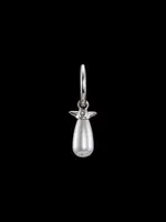 Maria Nilsdotter Maria Nilsdotter Pearl Tear Earring | Silver Glass Pearl