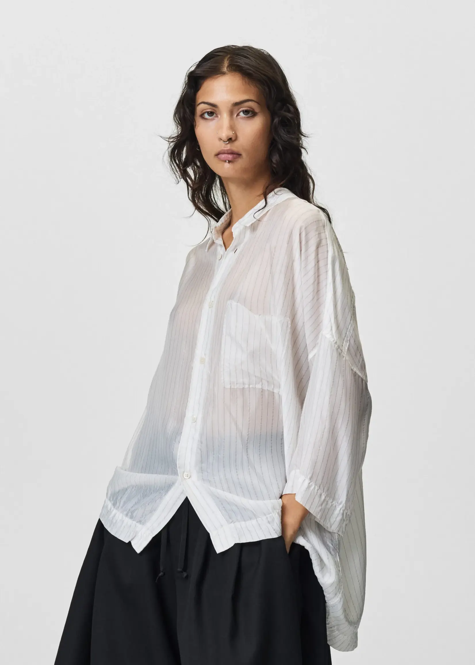 ADNYM Adnym-smog Ss Shirt Cupro Stripe