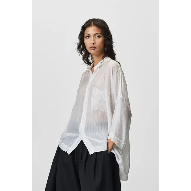 ADNYM  Smog Ss Shirt | Cupro Stripe