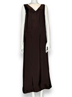CHRISTIAN WIJNANTS Christian Wijnants Dalta V Neck Dress | Chocolate