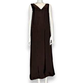 CHRISTIAN WIJNANTS Christian Wijnants Dalta V Neck Dress | Chocolate