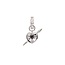 Rebel Love Earring | Clear Quarz