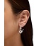 Rebel Love Earring | Clear Quarz