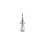 Pearl Tear Earring | Silver Glass Pearl