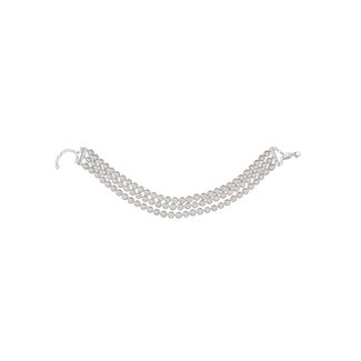 Maria Nilsdotter Maria Nilsdotter Pearl Choker 3 Strand | Silver Freshwater Pearls