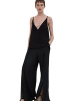 CHRISTIAN WIJNANTS Christian Wijnants Tulip Strap Top With V Neck | Black