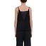 Tulip Strap Top With V Neck | Black