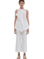 CHRISTIAN WIJNANTS Christian Wijnants Tilos Draped Sleeveless Top | White