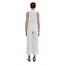 Tilos Draped Sleeveless Top | White