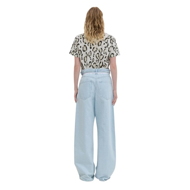 Taldia Cotton Tee | Smoke Panthera