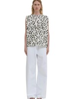 CHRISTIAN WIJNANTS Christian Wijnants Tabansir Sleeveless Jersey Top | Smoke Panthera