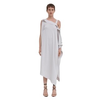 CHRISTIAN WIJNANTS Denin Asymertical Dress | Smoke