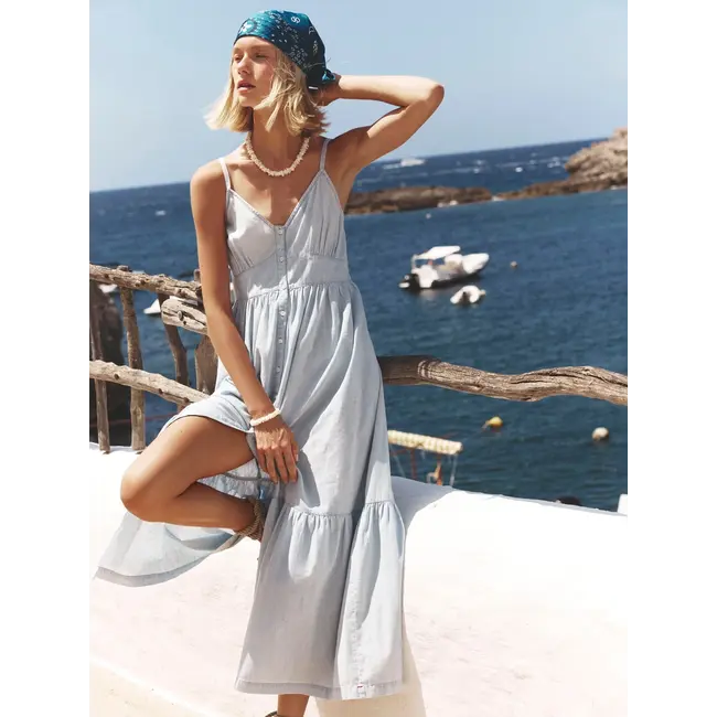 Greta Dress | Air Blue